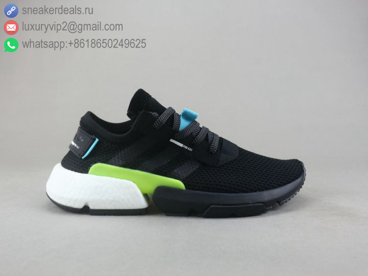 ADIDAS P.O.D SYSTEM BLACK GREEN WHITE UNISEX RUNNING SHOES